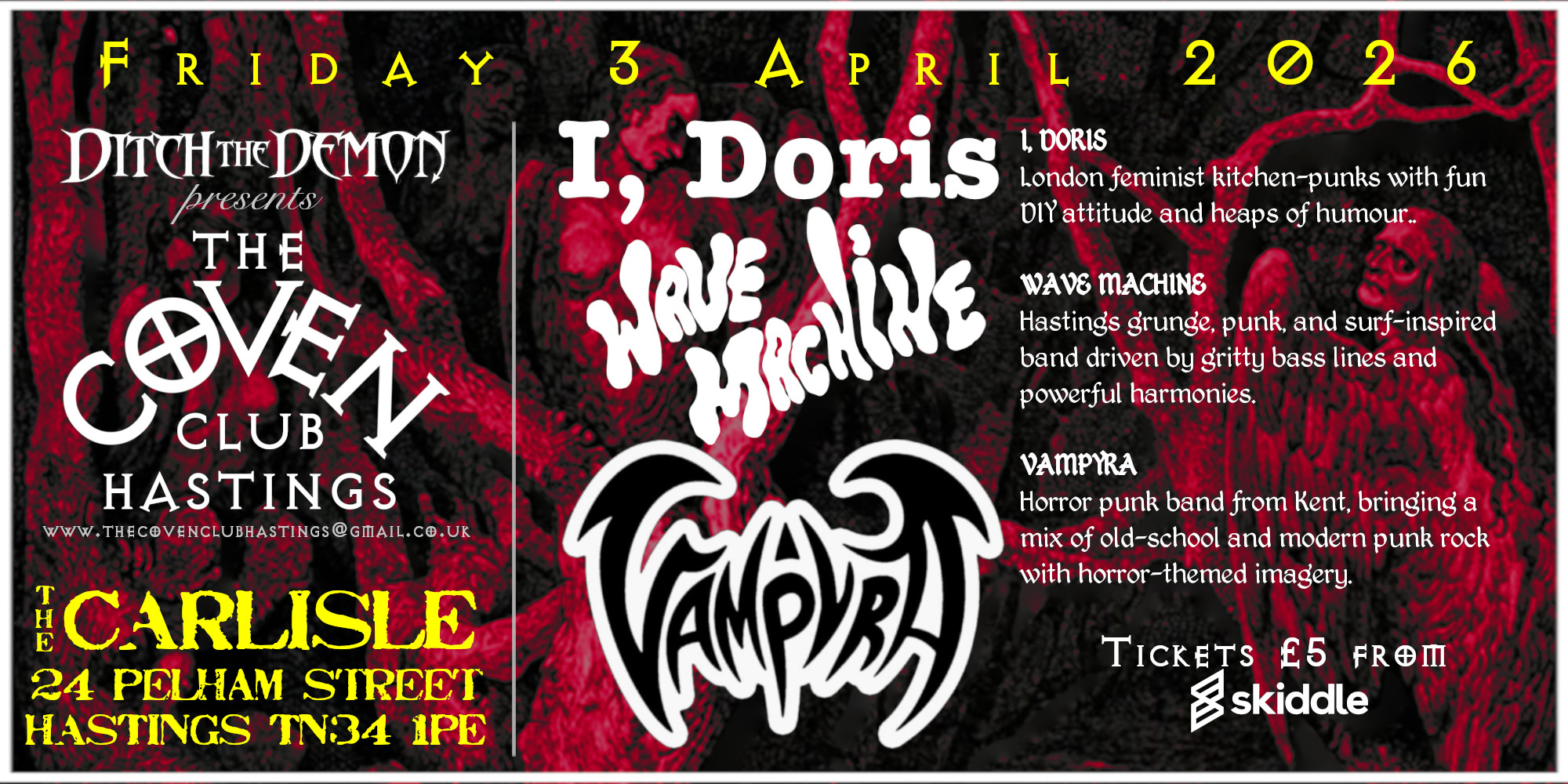 The Coven Club event flyer